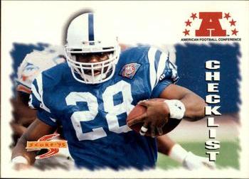 Marshall Faulk Indianapolis Colts 1995 Score NFL #241